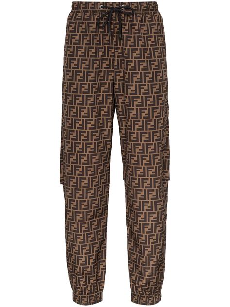 fendi logo printed sweatpants|fendi sweat suit for women.